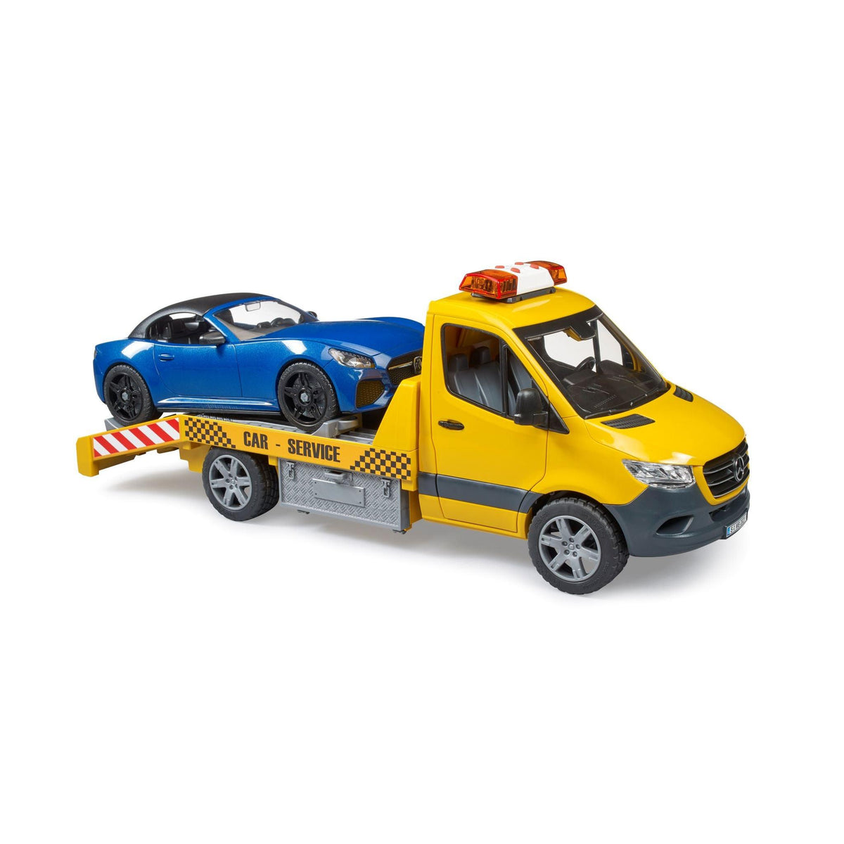 Bruder 2675 MB Sprinter Car Transporter with Roadster, Light & Sound