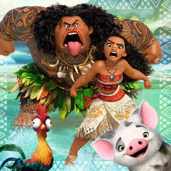 Disney Moana: 3 x 49-piece Puzzles