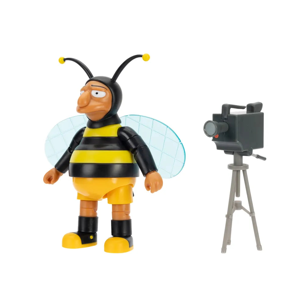 The Simpsons 5-inch Figure: Bumblebee Man with Video Camera