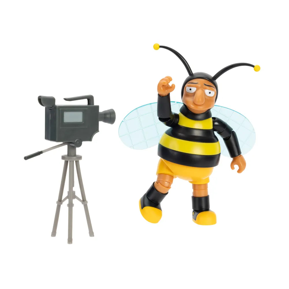 The Simpsons 5-inch Figure: Bumblebee Man with Video Camera