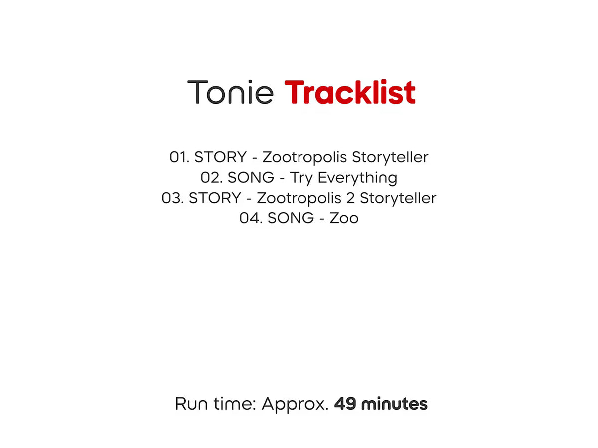 Tonies: Disney - Zootropolis