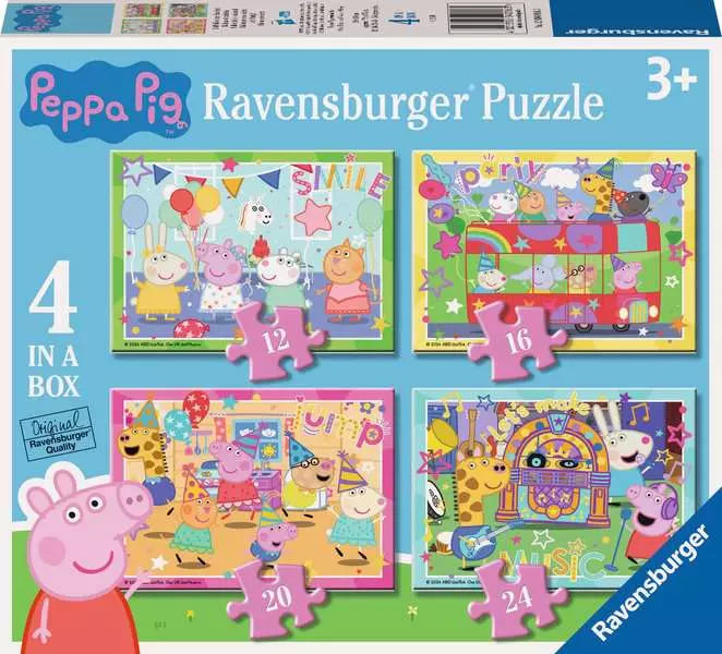 Peppa Pig 4-in-a-Box Puzzles