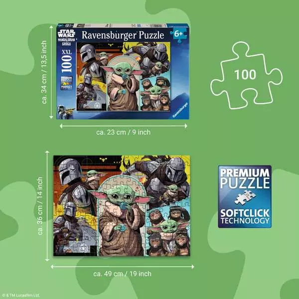 Star Wars: The Mandalorian and Grogu 100-piece Puzzle