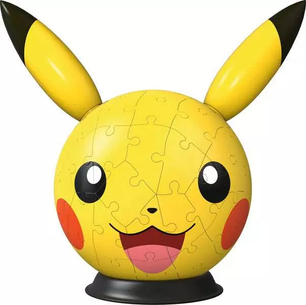 Pokemon Pikachu with Ears 3D Puzzle Ball