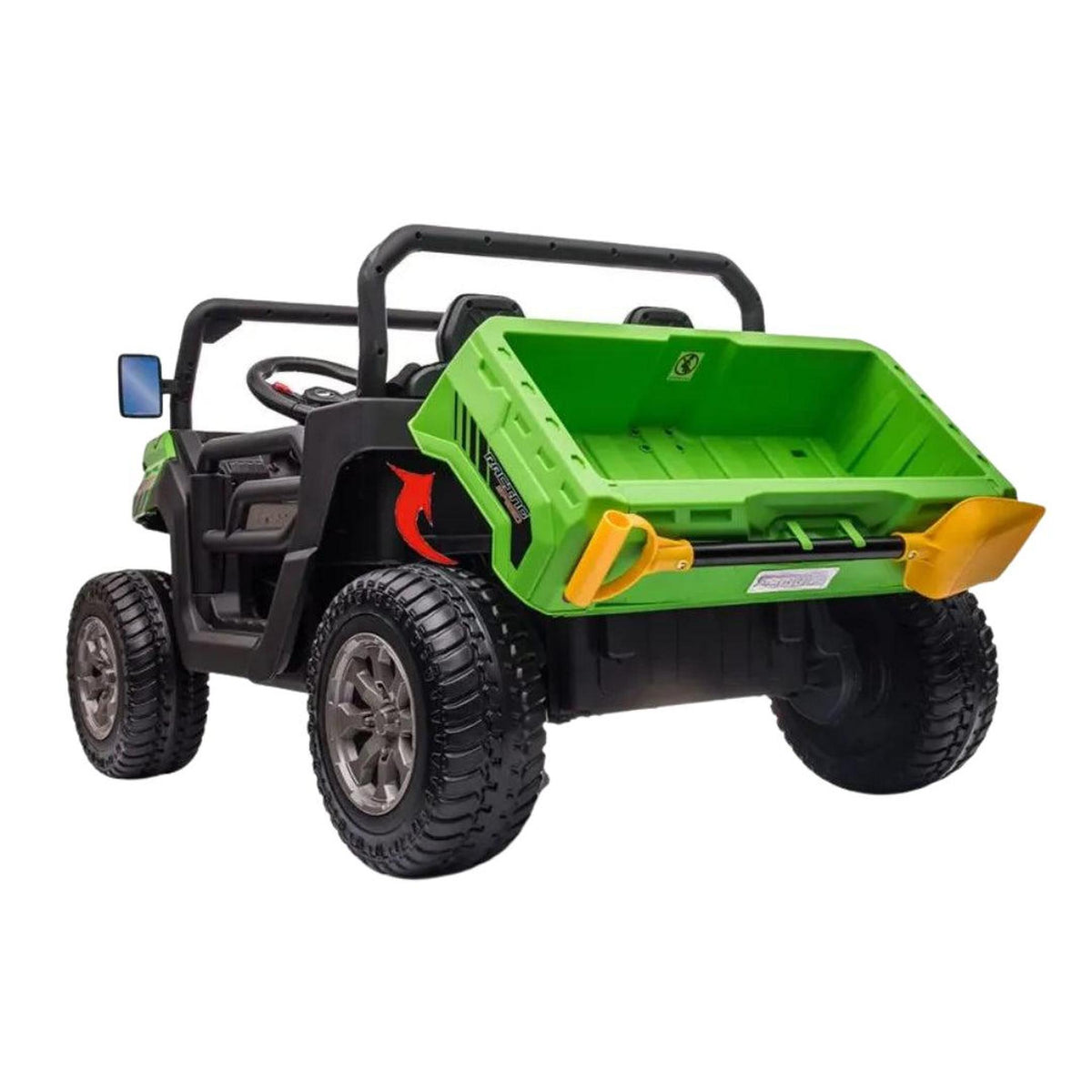 12V AgriBuddy Ride on Jeep & Tipper - Green