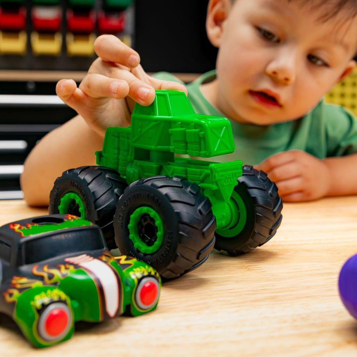 Monster Jam Monstruction 5" Buildable Monster Truck - Grave Digger