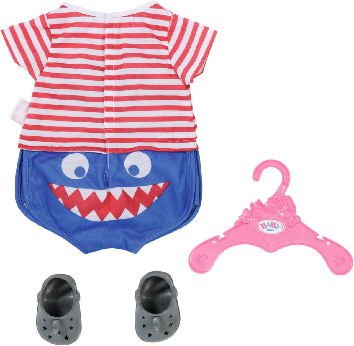 Baby Born Clothes: Bath Outfit with Shoes 43cm