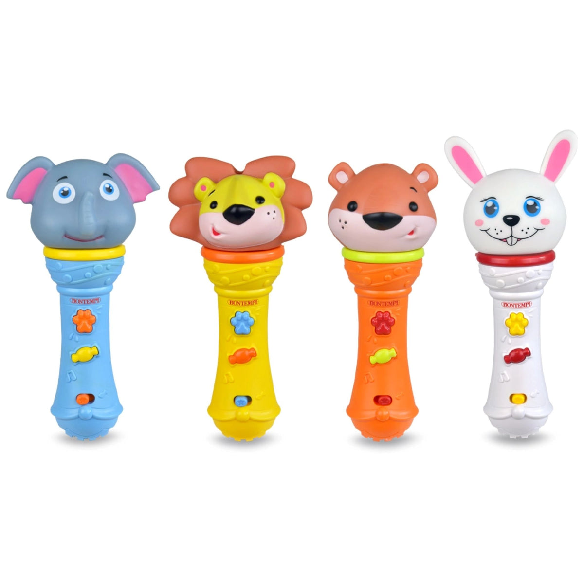 Bontempi Microphones with light and sound effects (assorted animals)