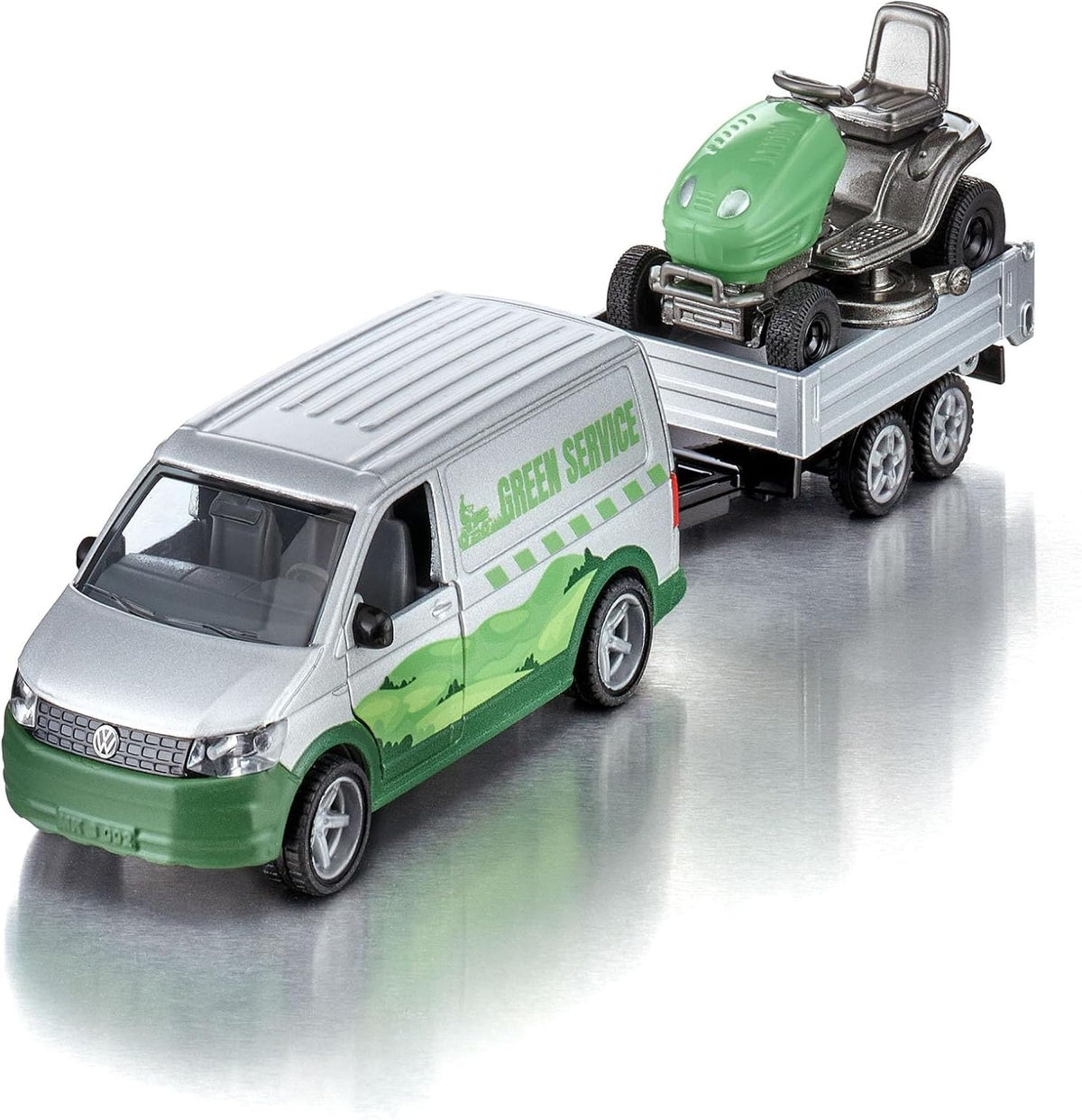 Siku VW T6 with lawn tractor 1:50 Scale