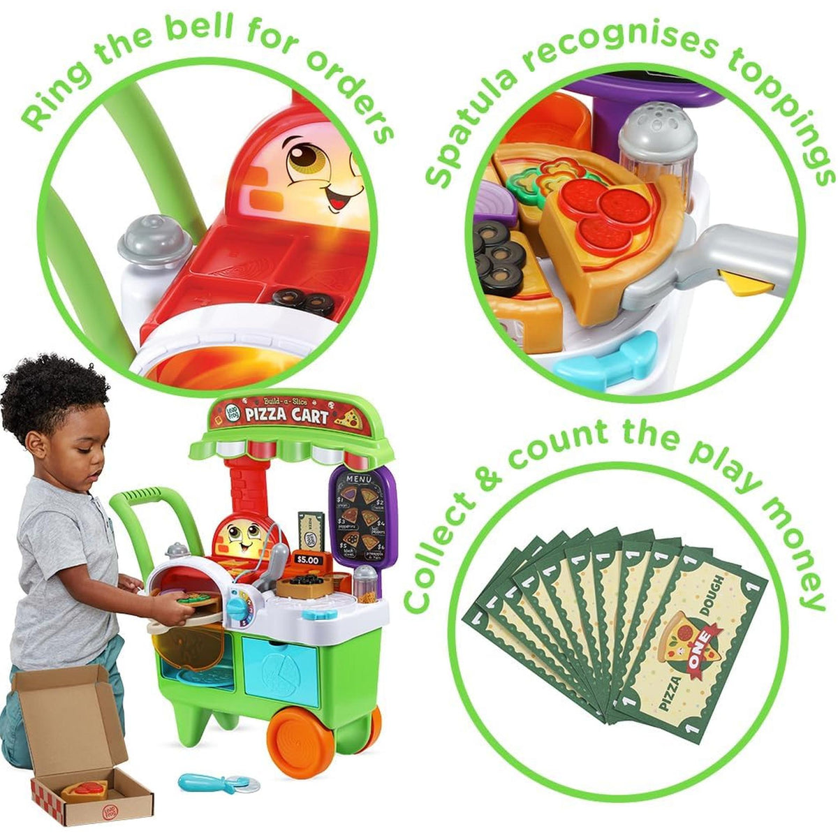 LeapFrog Build-A-Slice Pizza Cart