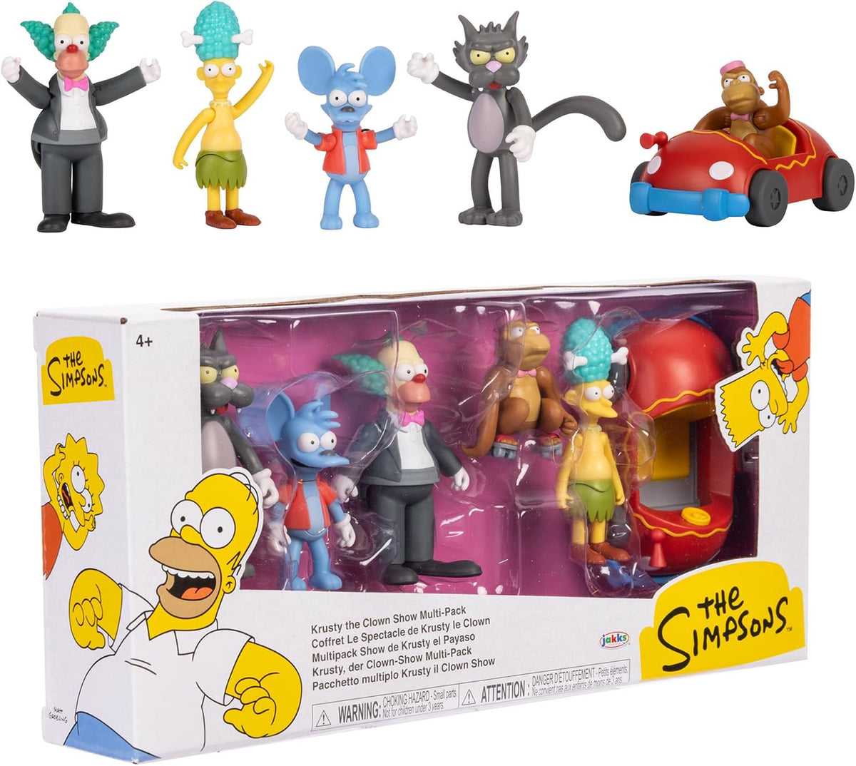 The Simpsons 2.5-inch Figures: Krusty the Clown Show Multipack