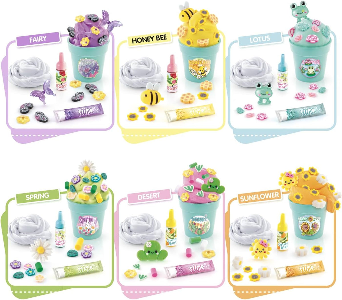 So Slime Flower Mini Garden