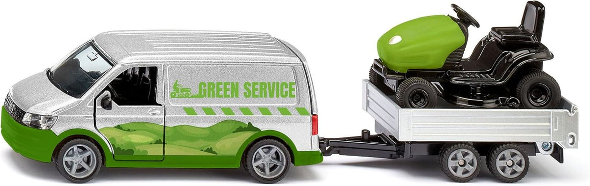Siku VW T6 with lawn tractor 1:50 Scale
