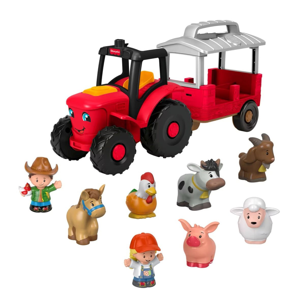 Fisher-Price Little People Caring For Animals Tractor Gift Set