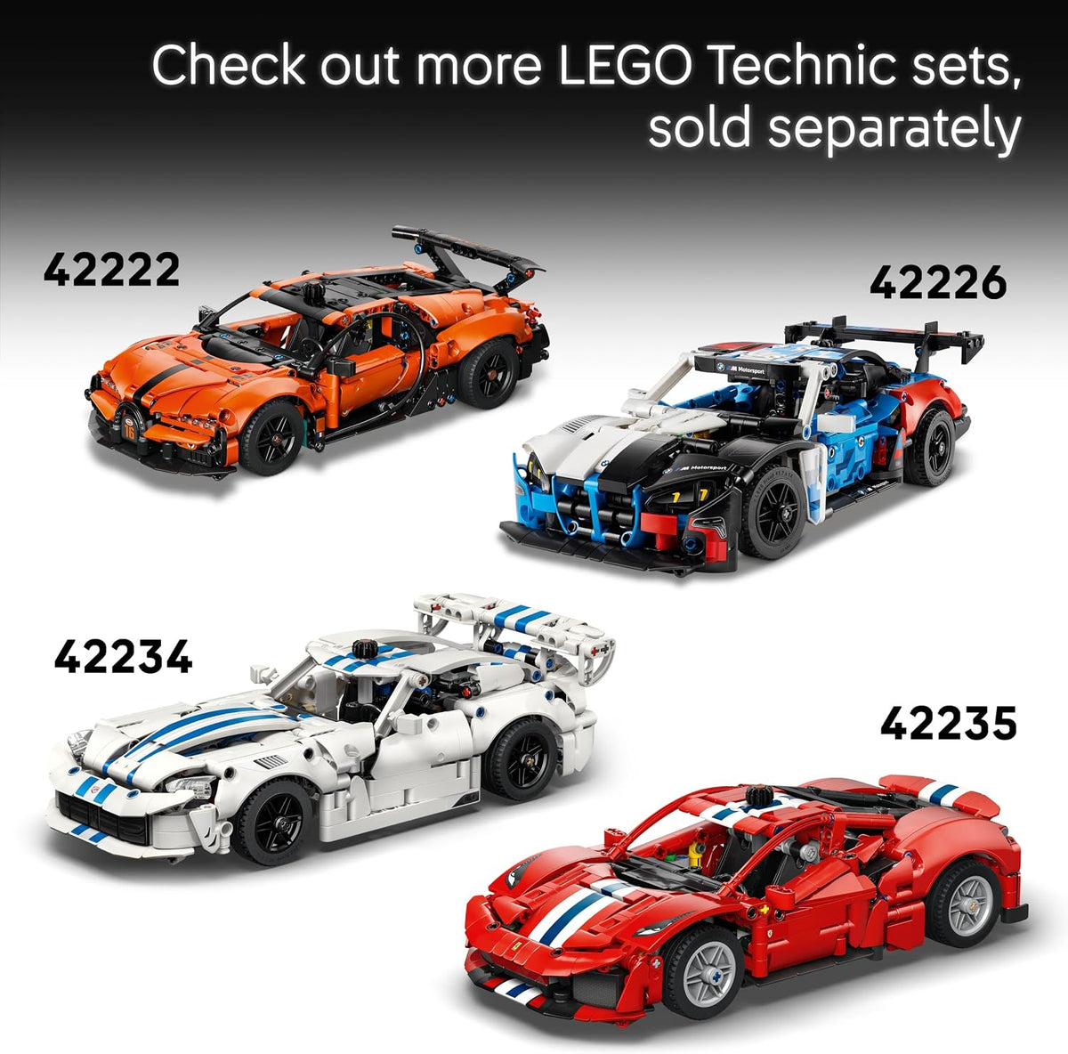 LEGO 42236 Technic Cutom Garage Ford Mustang GT Car