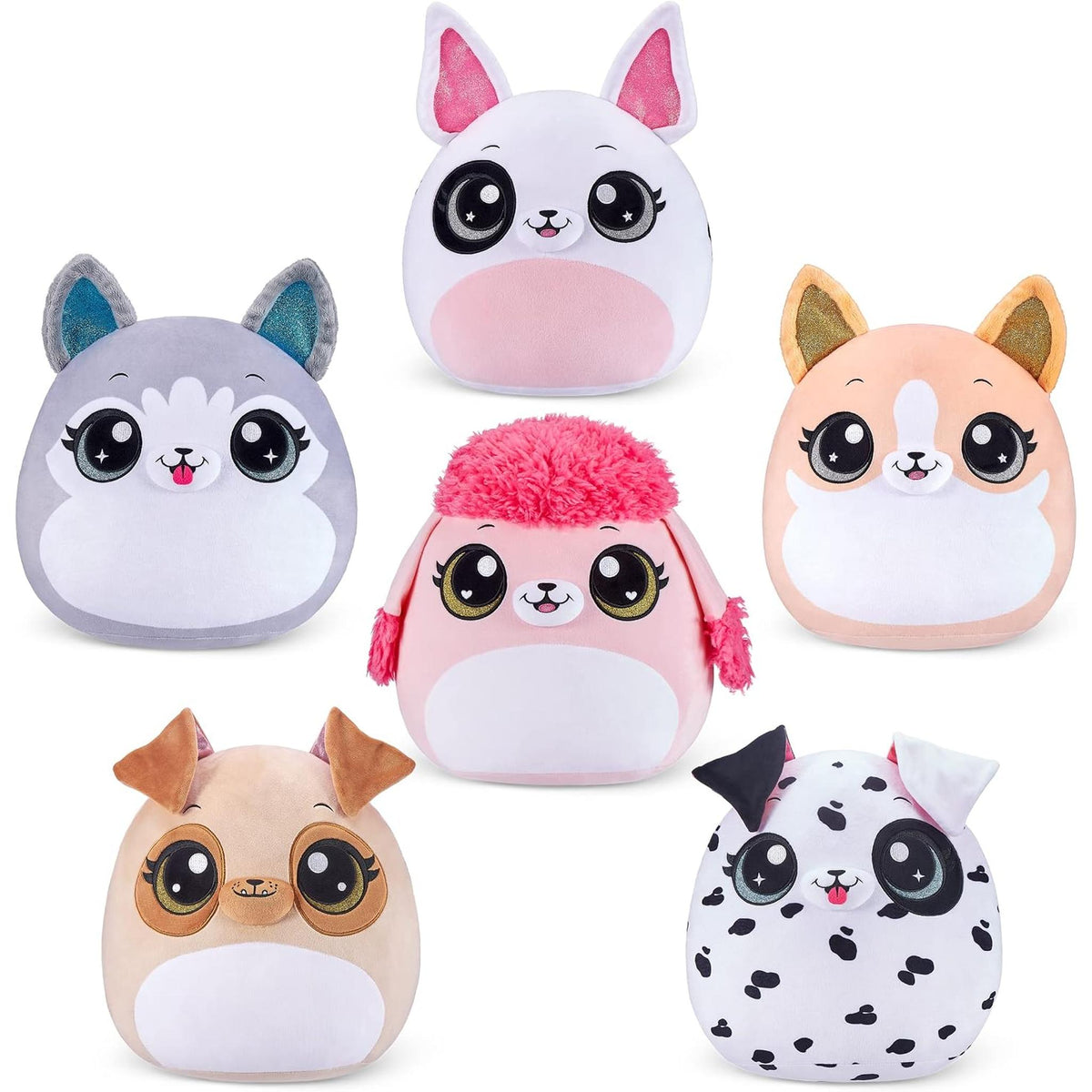 CoCo Squishies Pups: Mishmosh the Pink Poodle 30cm