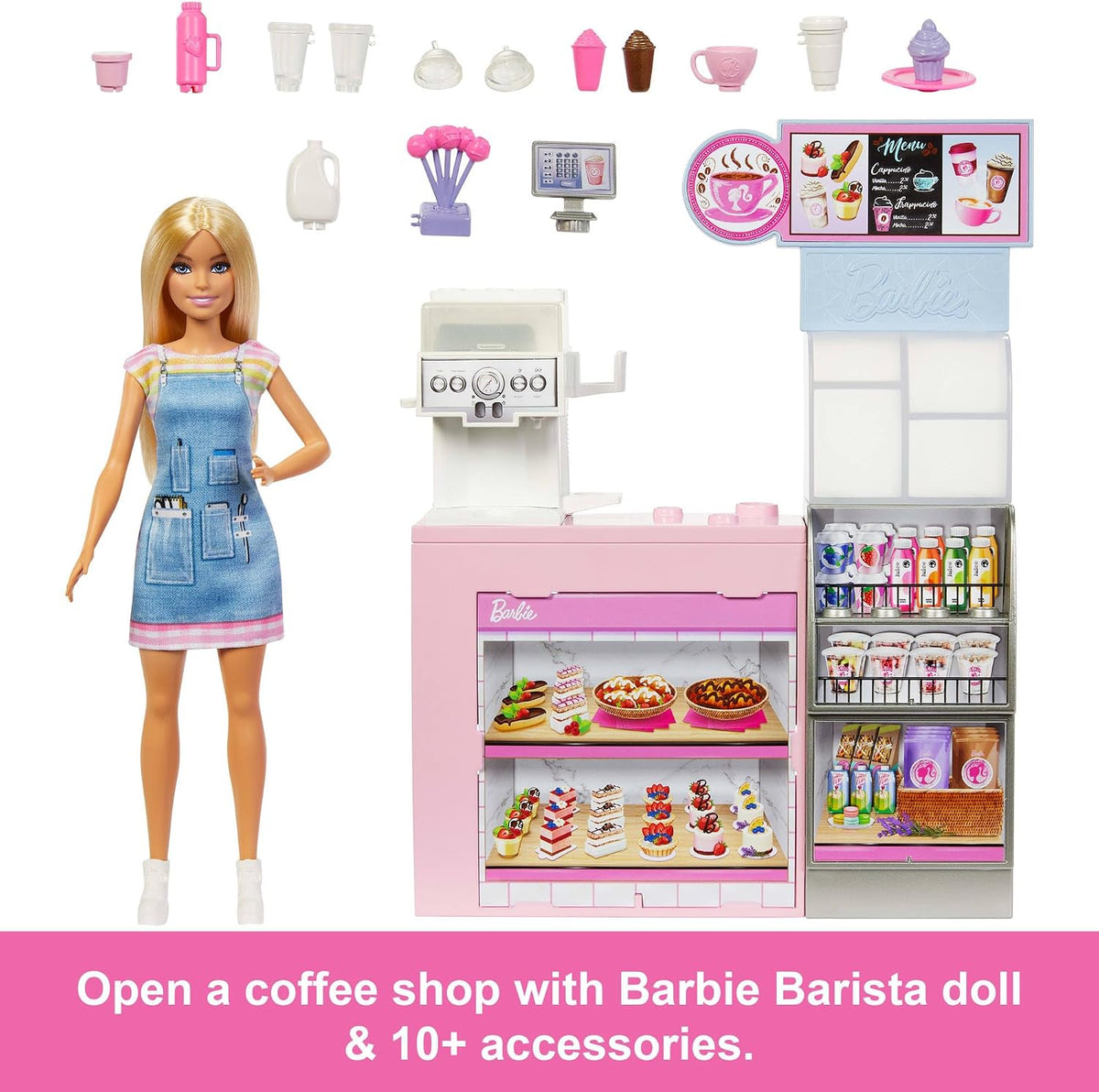 Barbie Coffee Shop with Doll