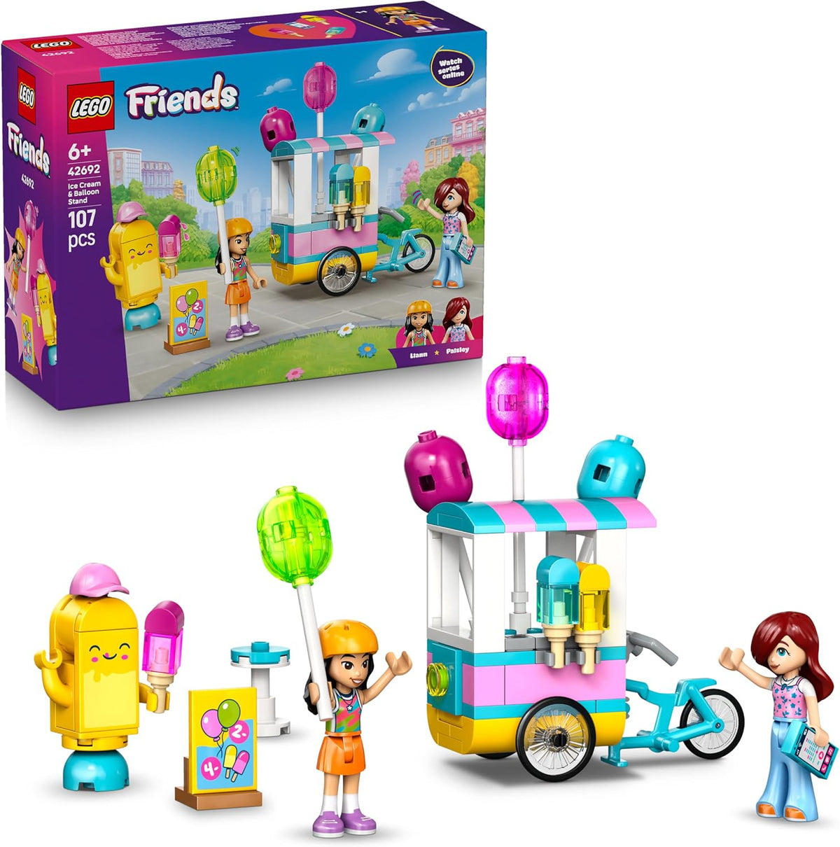 LEGO 42692 Friends Ice Cream & Balloon Stand