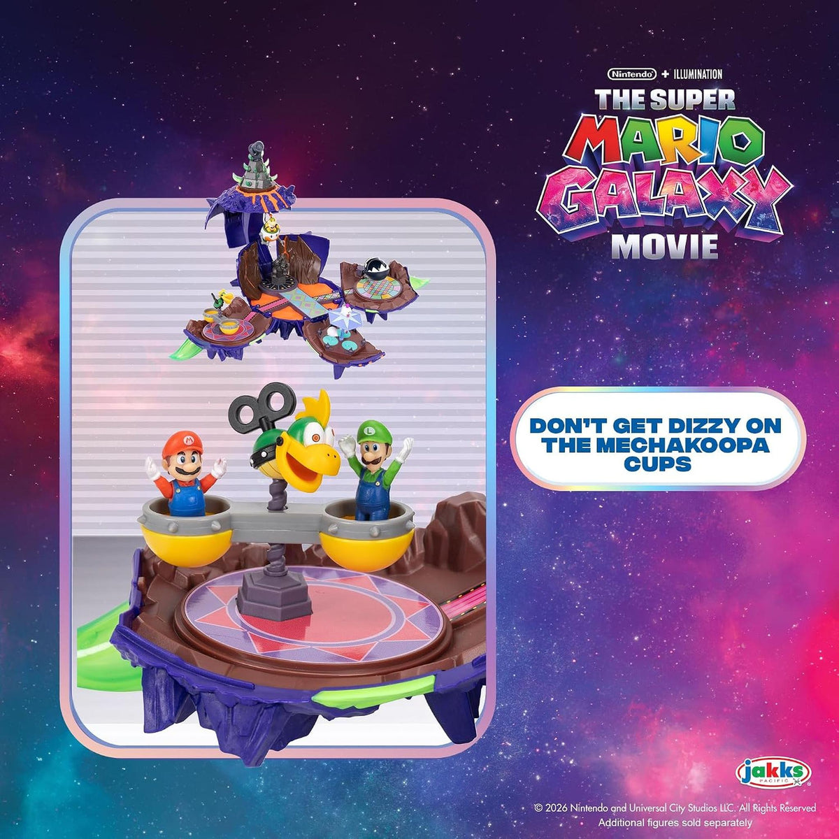 The Super Mario Galaxy Movie: Wonder Bowser Jr. Planet Playset
