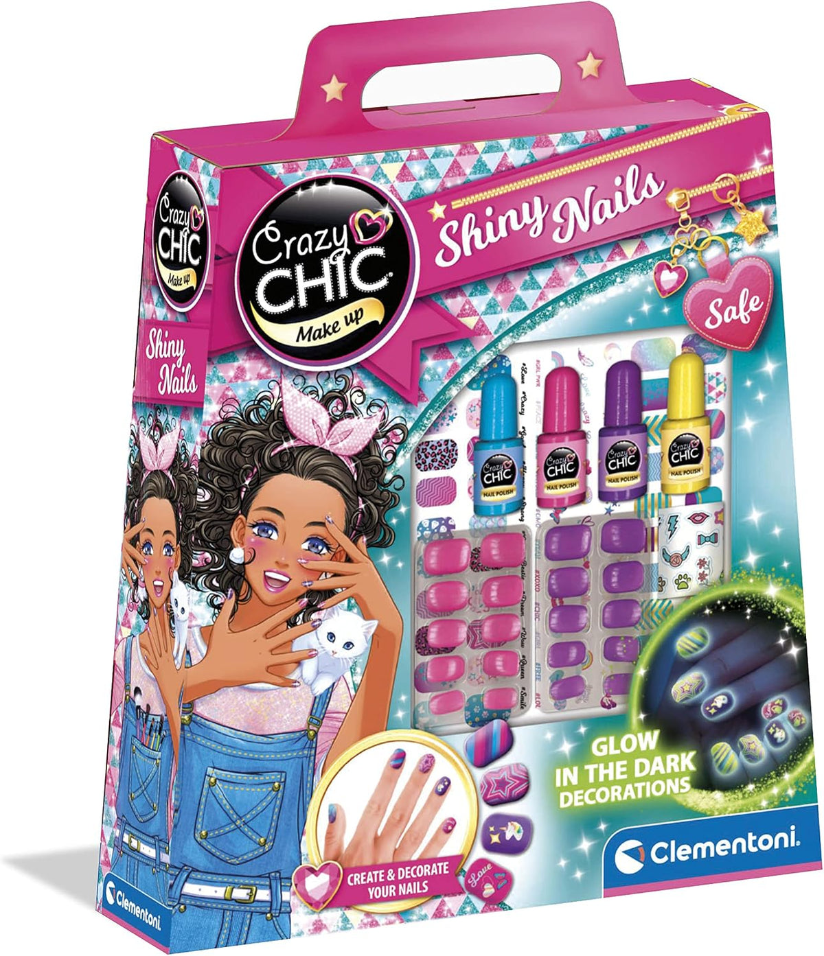 Crazy Chic Shiny Nails Glow-in-the-Dark