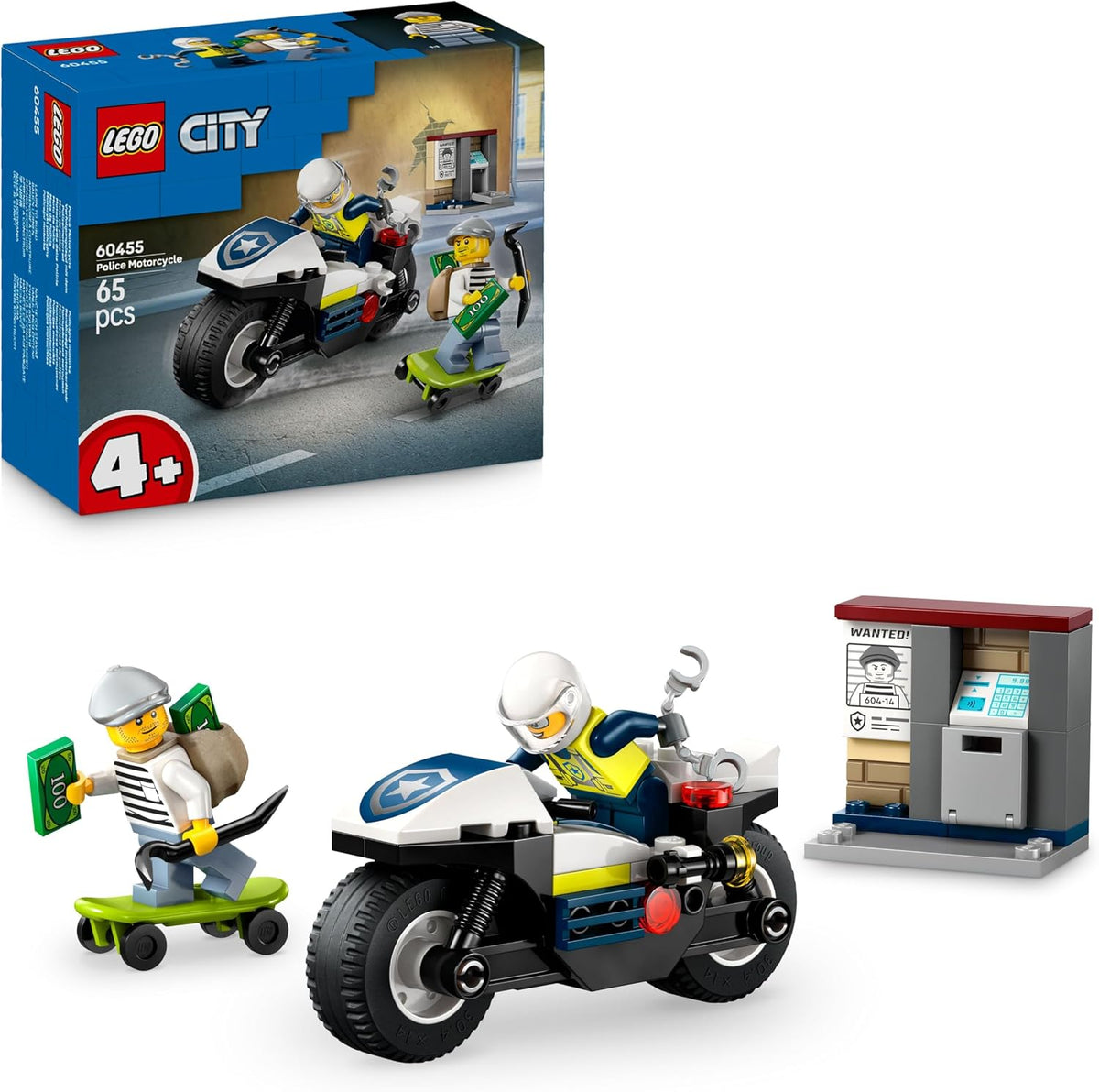 LEGO 60455 City Police Motorcycle Chase
