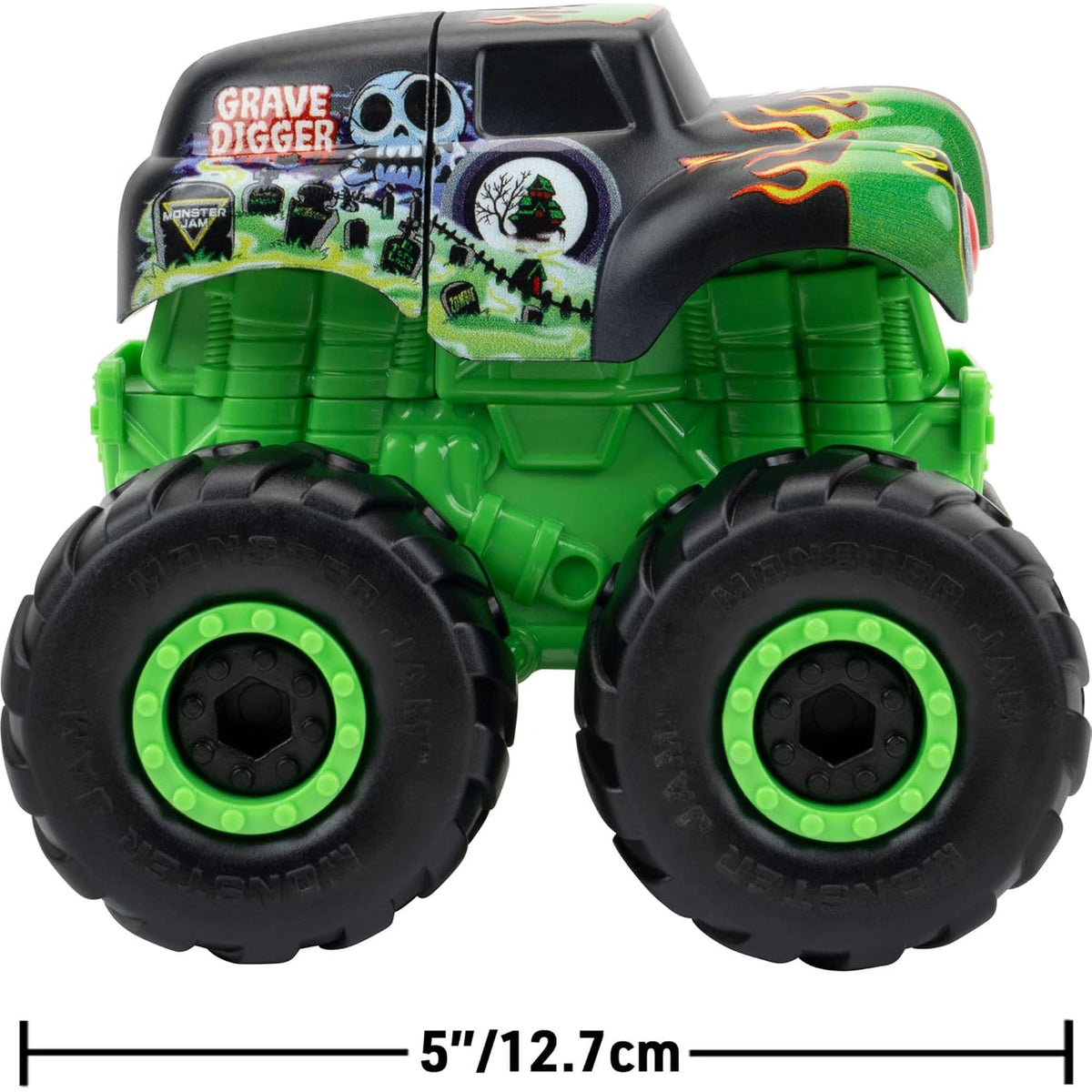 Monster Jam Monstruction 5" Buildable Monster Truck - Grave Digger