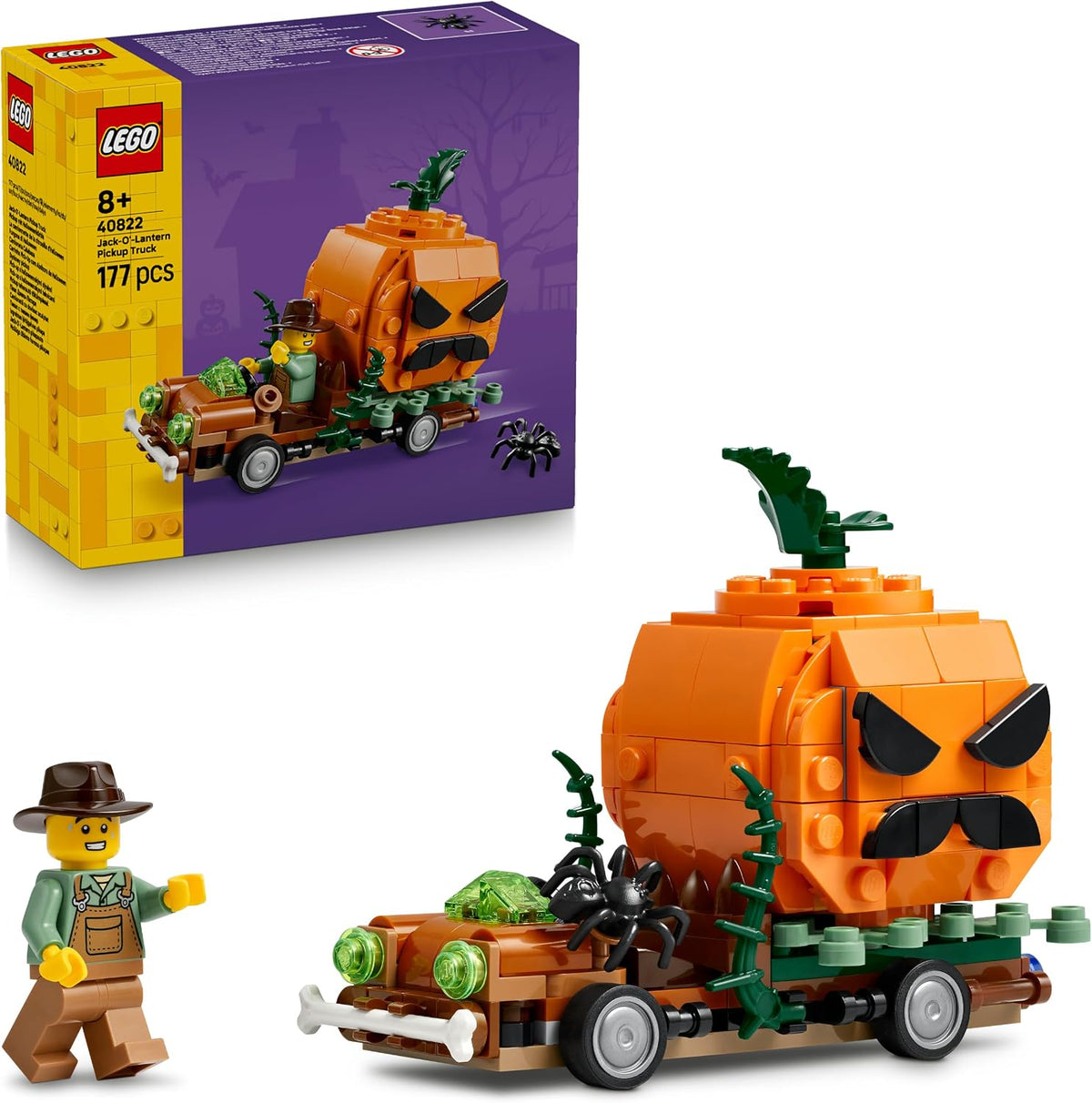 LEGO 40822 Jack-O'-Lantern Pick-Up Truck