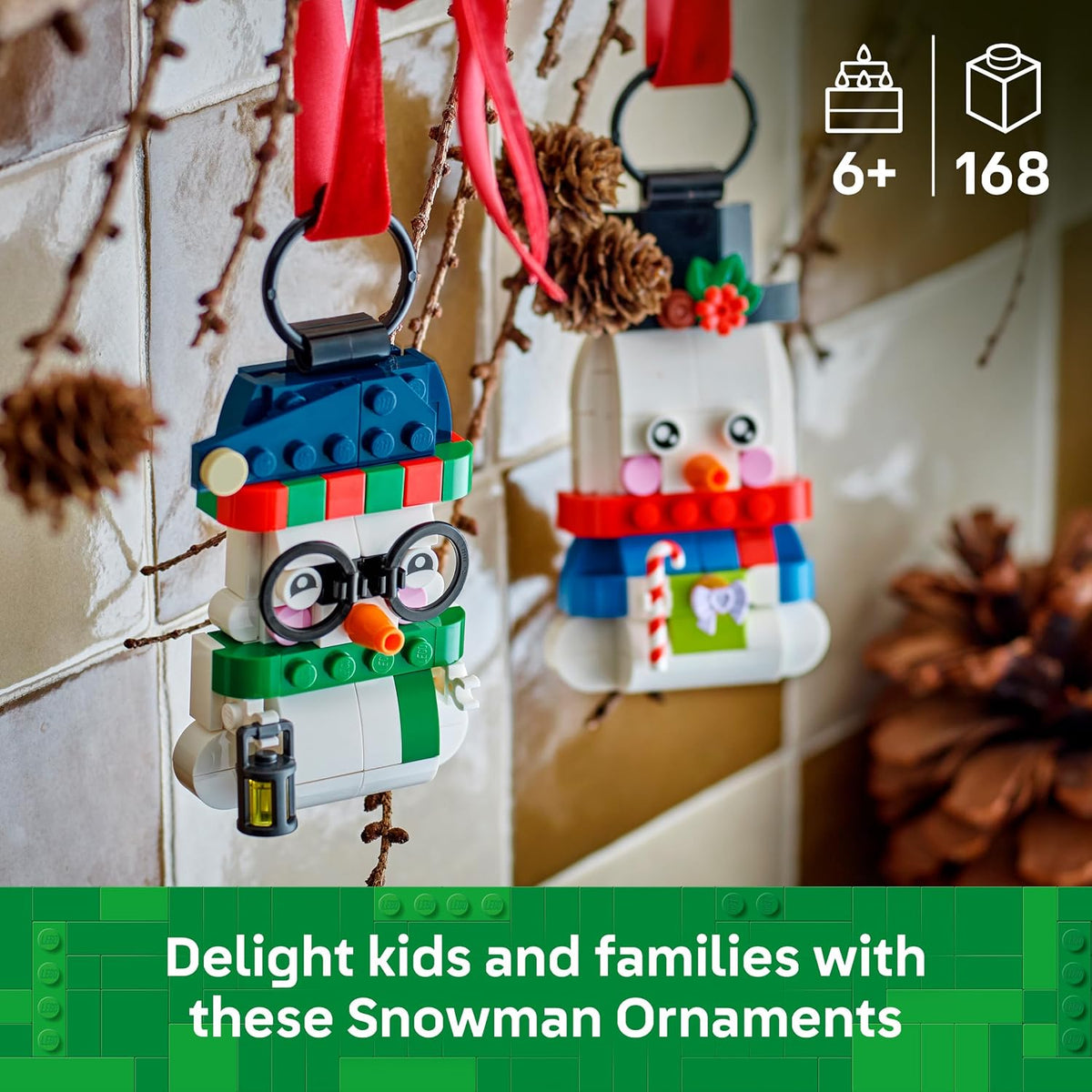 LEGO 40812 Snowman Ornaments