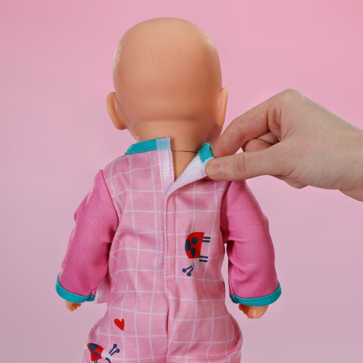 Baby Born Clothes: Pink Romper 36cm
