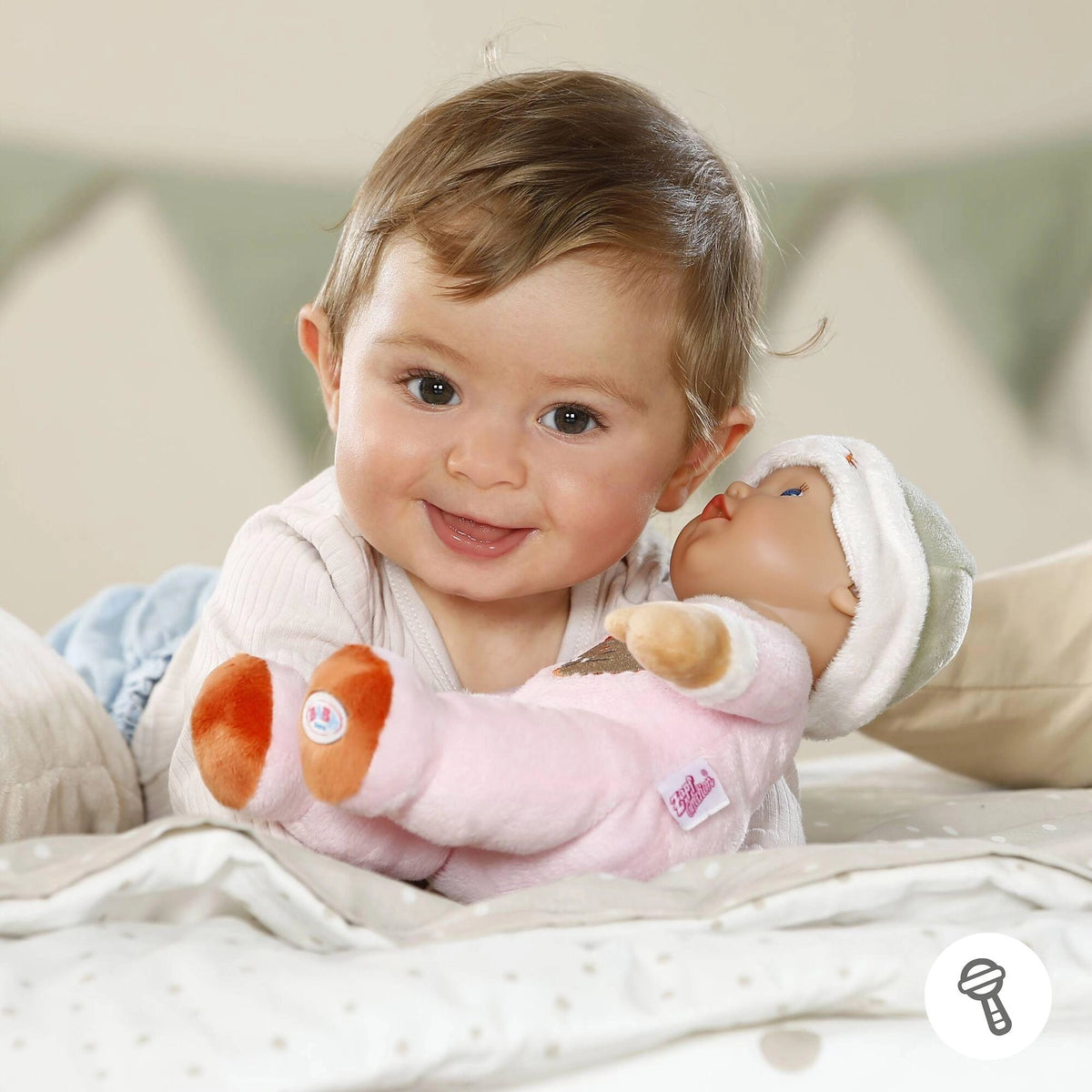 Baby Born for Babies: Sleepy Rose Doll 30cm