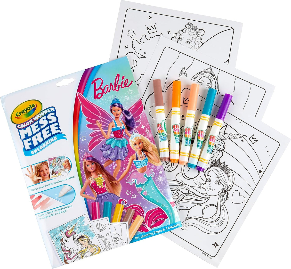 Crayola Colour Wonder Mess-Free Colouring - Barbie