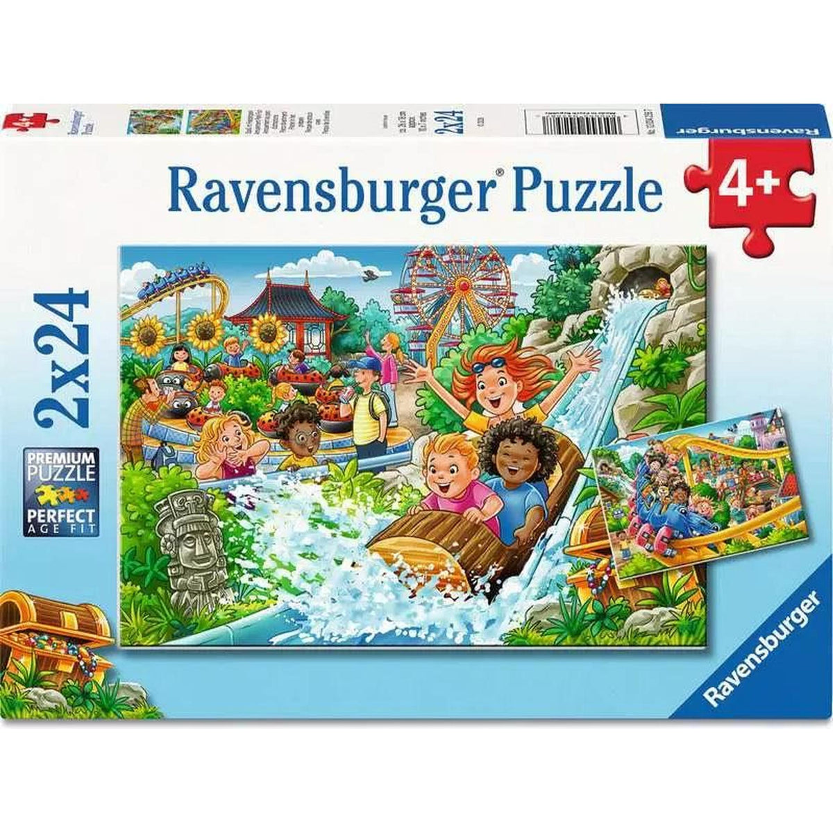 Amusement Park 2x24-piece Puzzles