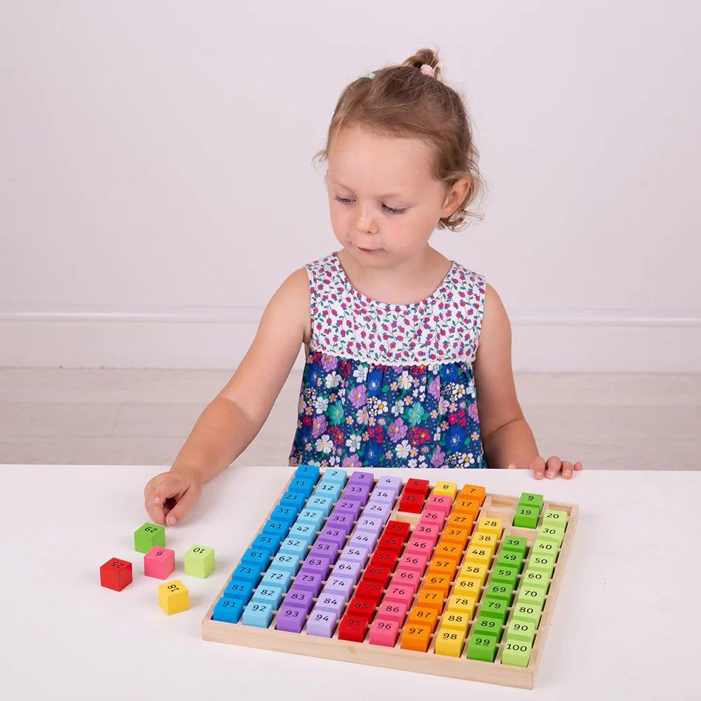 Bigjigs Wooden Number Tray