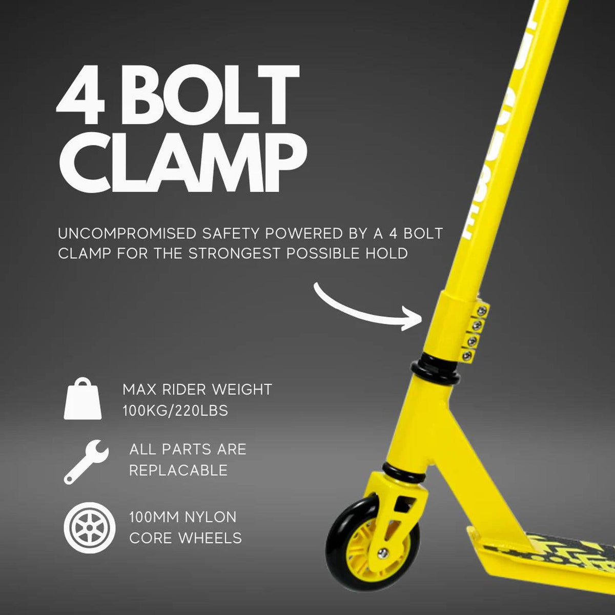 Boldcube Stunt Scooter Navy Blue