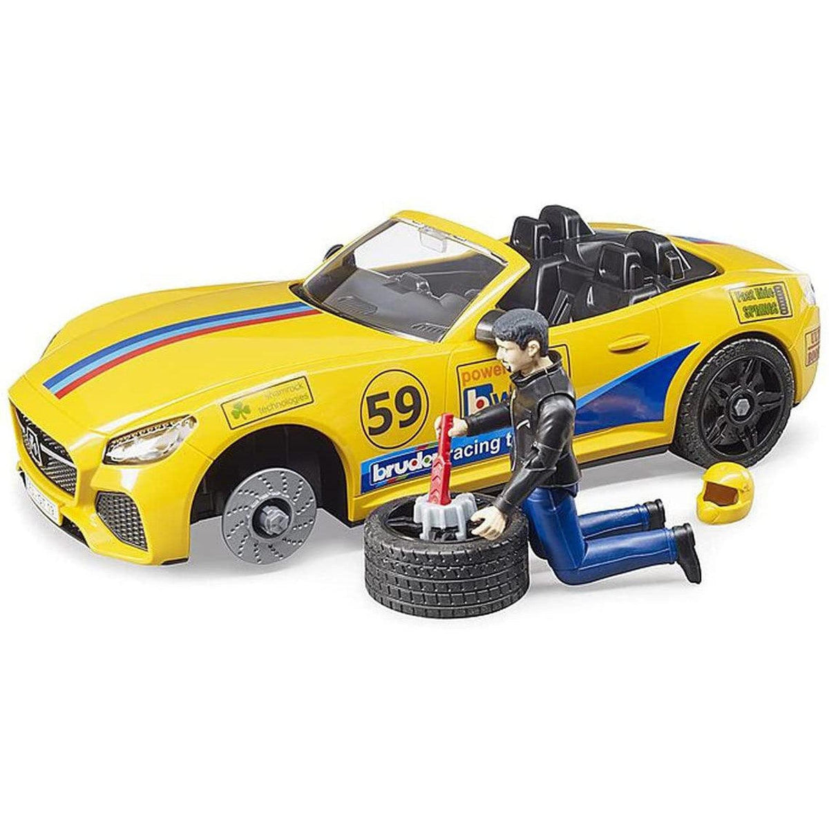 Bruder 2504 Ram Power Wagon Roadster Racing Team