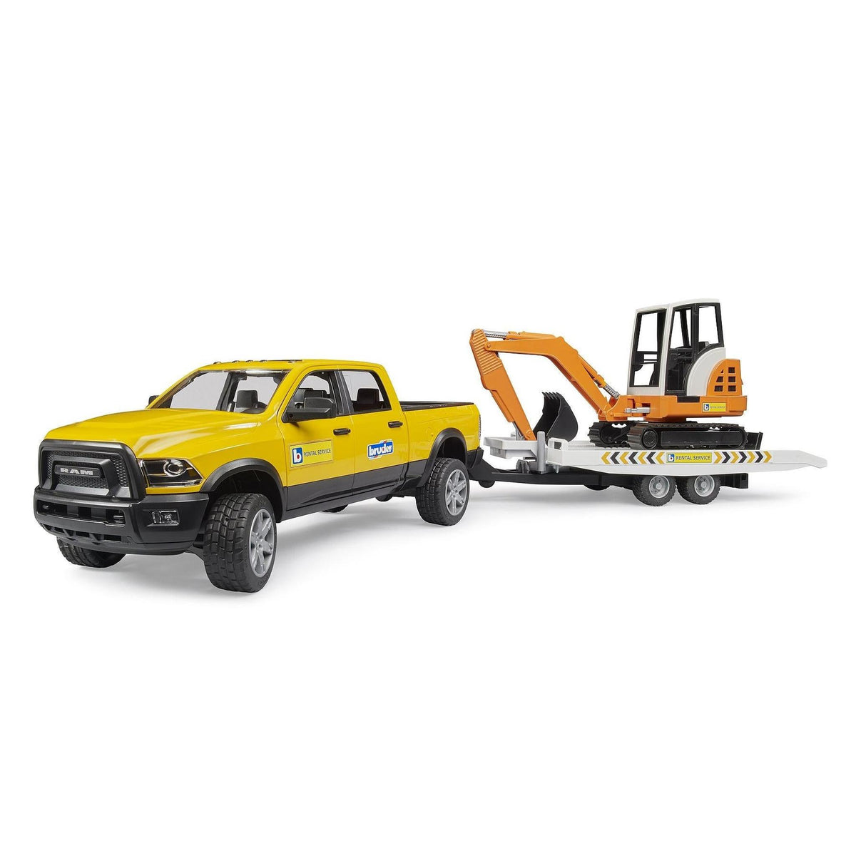 Bruder 2546 RAM Rental Service with Mini Excavator
