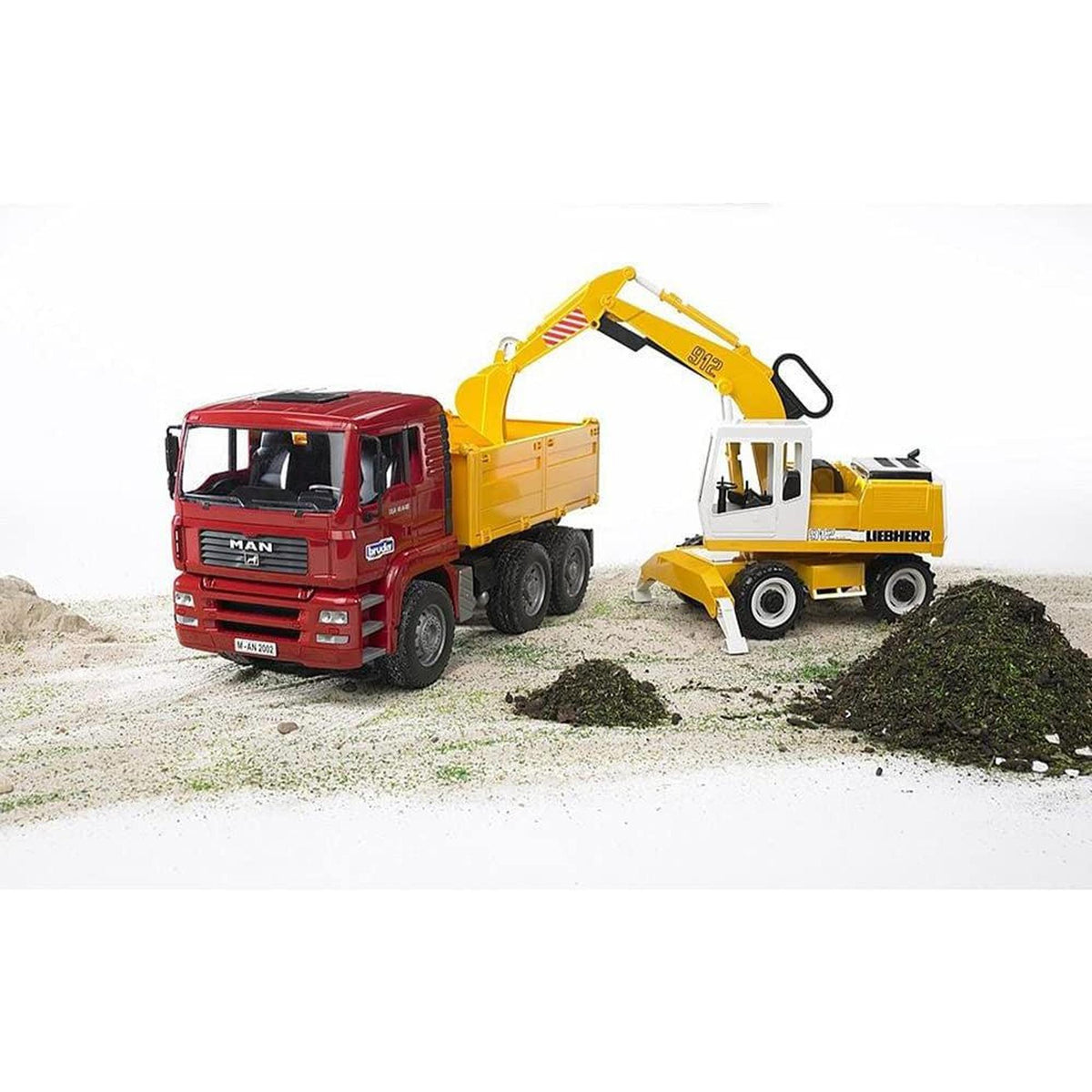 Bruder 2751 Man TGA Construction Truck with Excavator