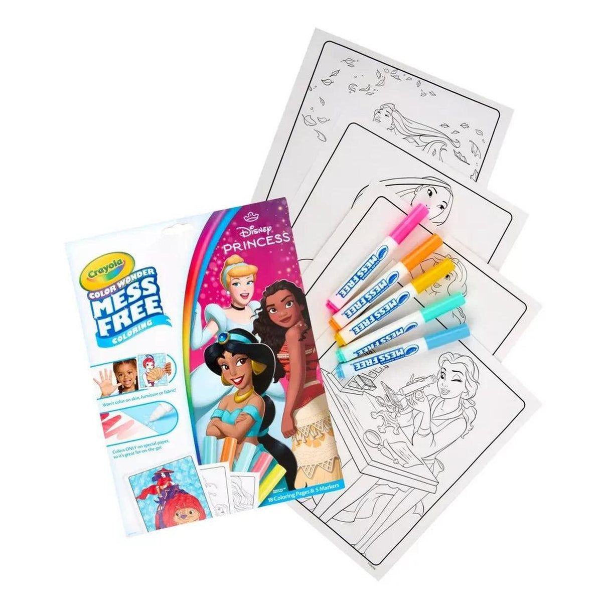 Crayols Colour Wonder Mess Free Colouring Set - Disney Princess