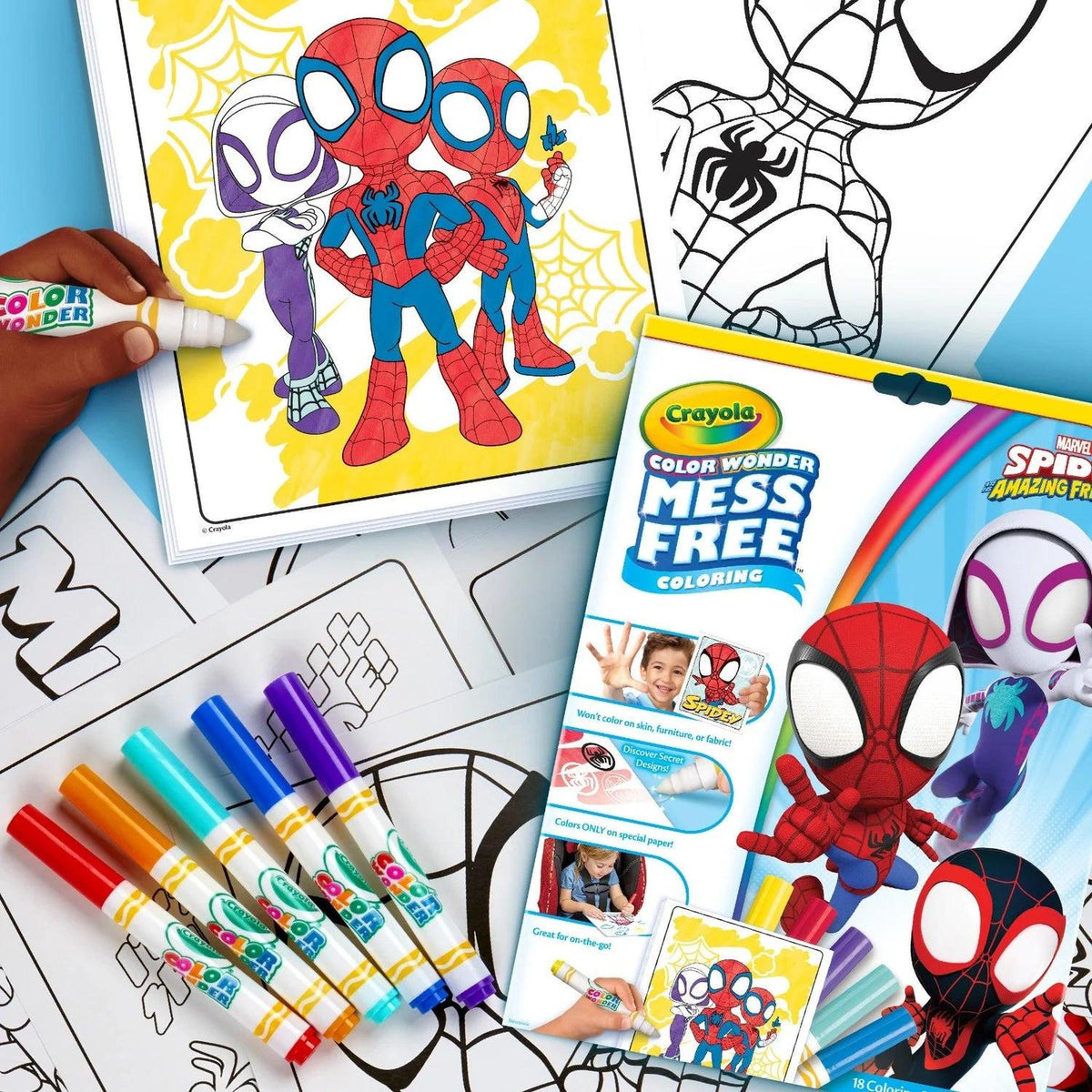 Crayola Colour Wonder Mess Free Colouring Set - Spidey & his Amazing Friends