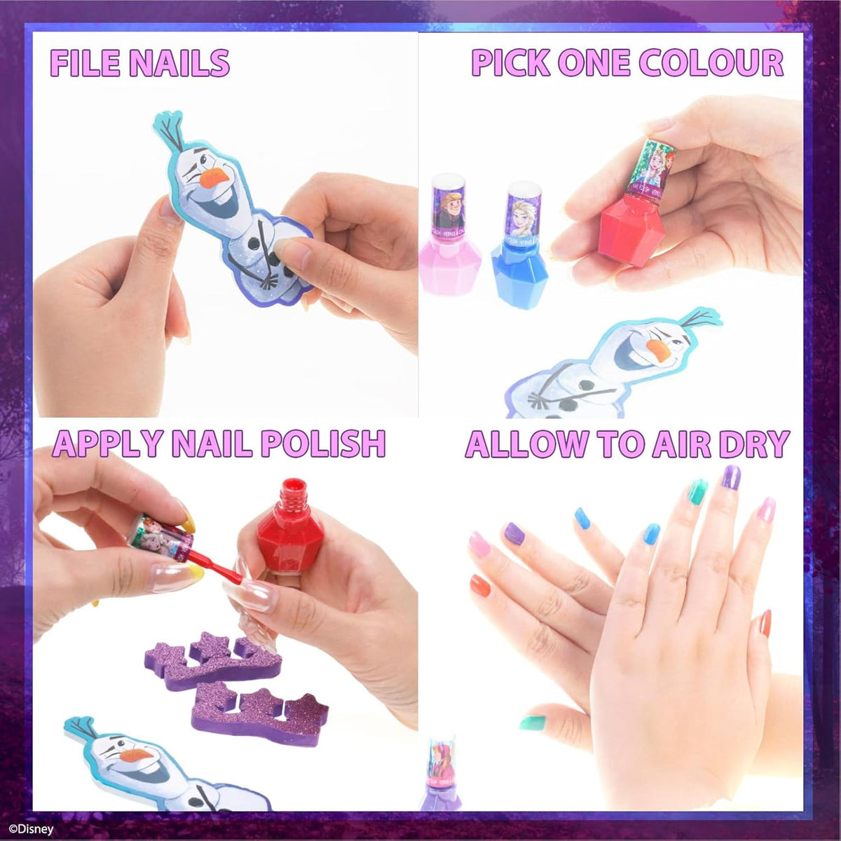 Disney Frozen 15-Pack Nail Polish Set