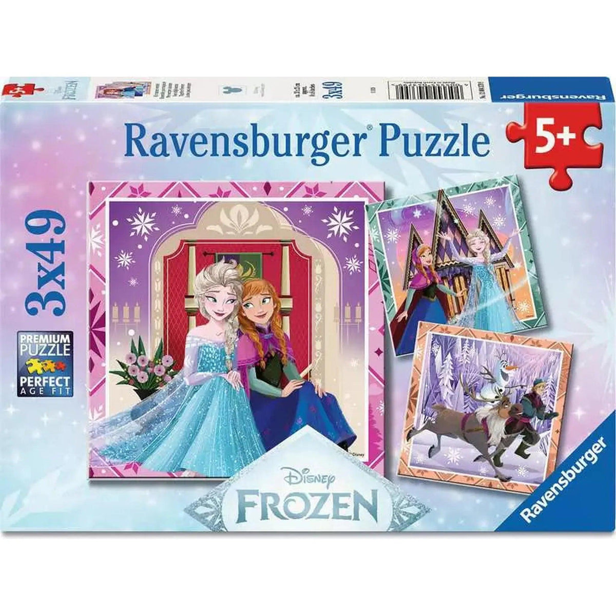 Disney Frozen: 3 x 49-piece Puzzles