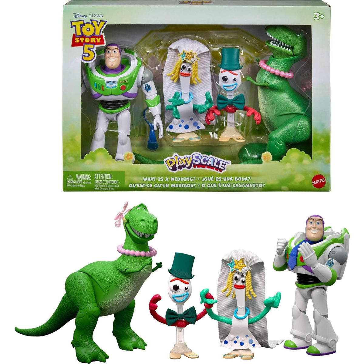 Disney Pixar Toy Story 5: What is a Wedding? 4-Figure Playset