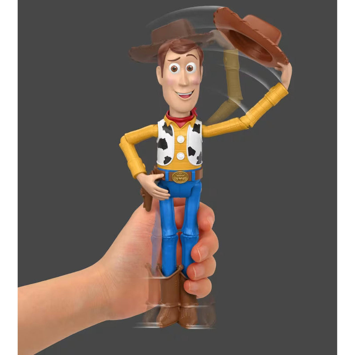 Disney Toy Story 5: Large Scale Howdy Partner Woody with Hat Tip Move