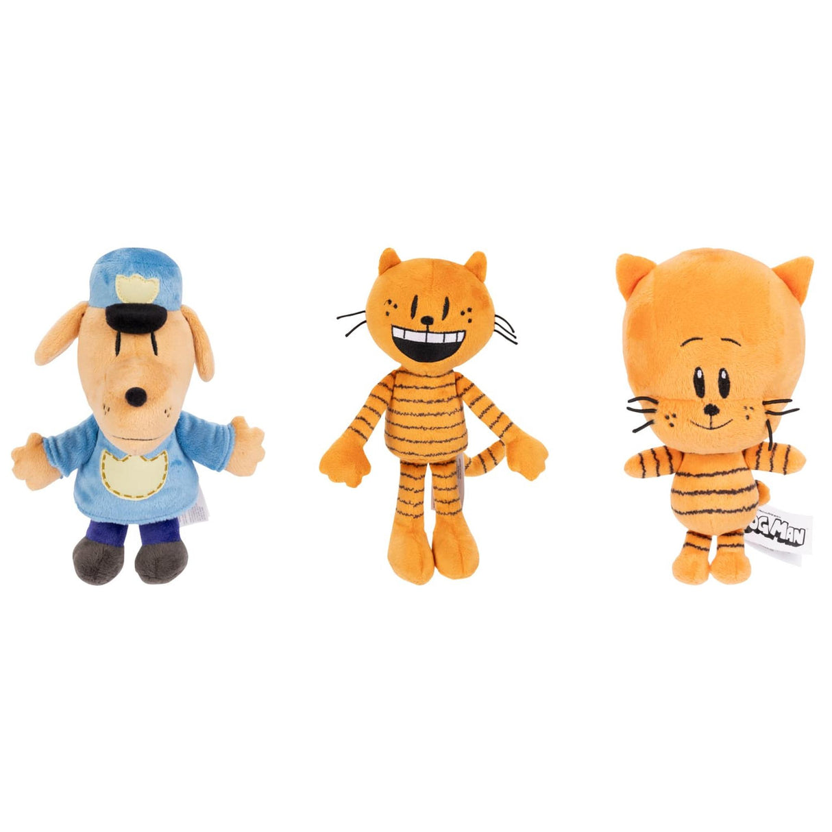 Dog Man Plush 9", Assorted