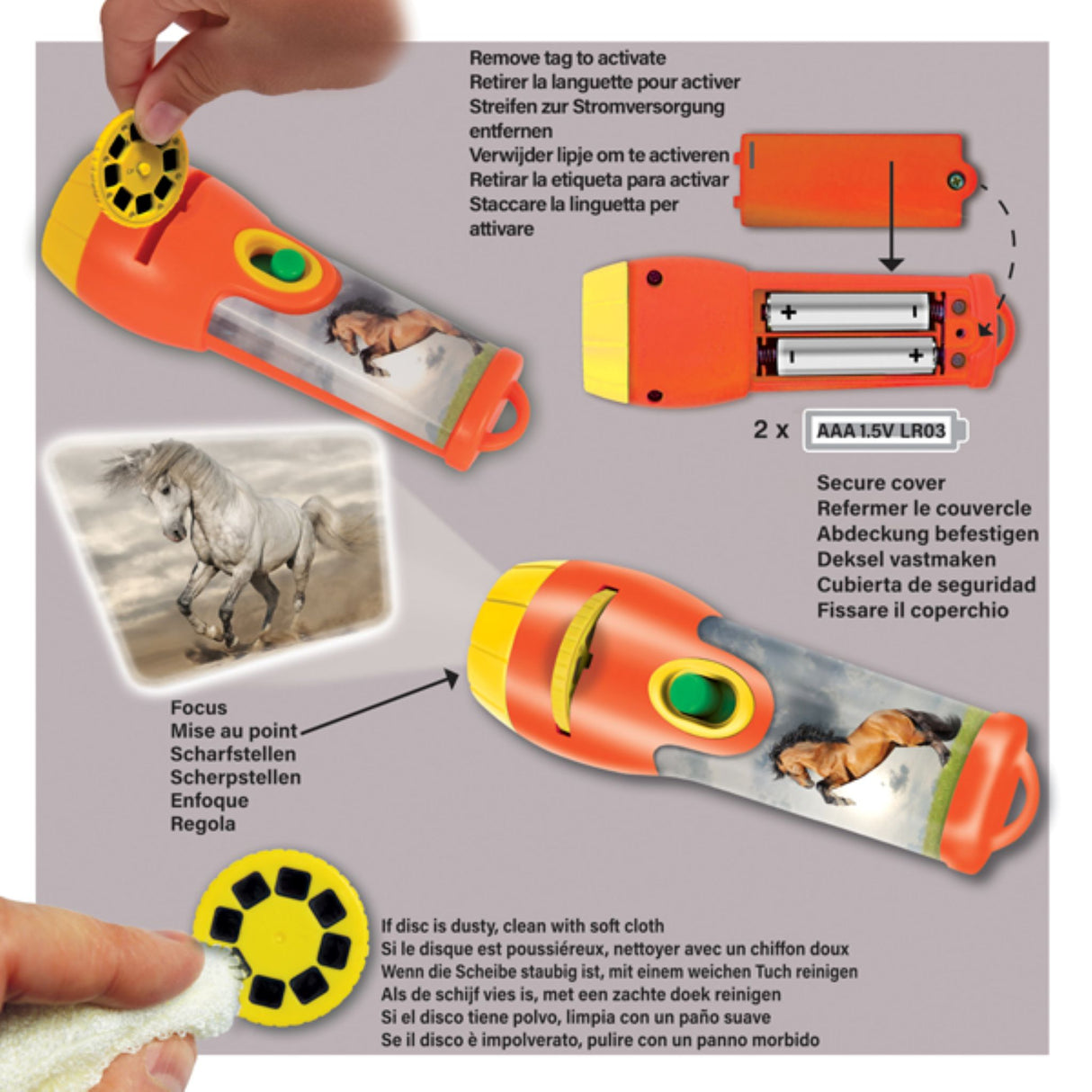 Horse Torch & Projector