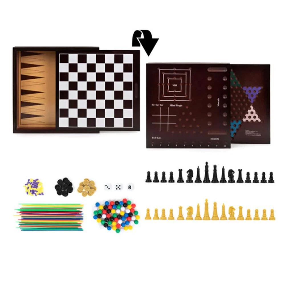 Family 10 in 1 Game Set