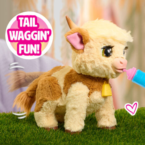 FurReal Maggie the Feed & Follow Cow
