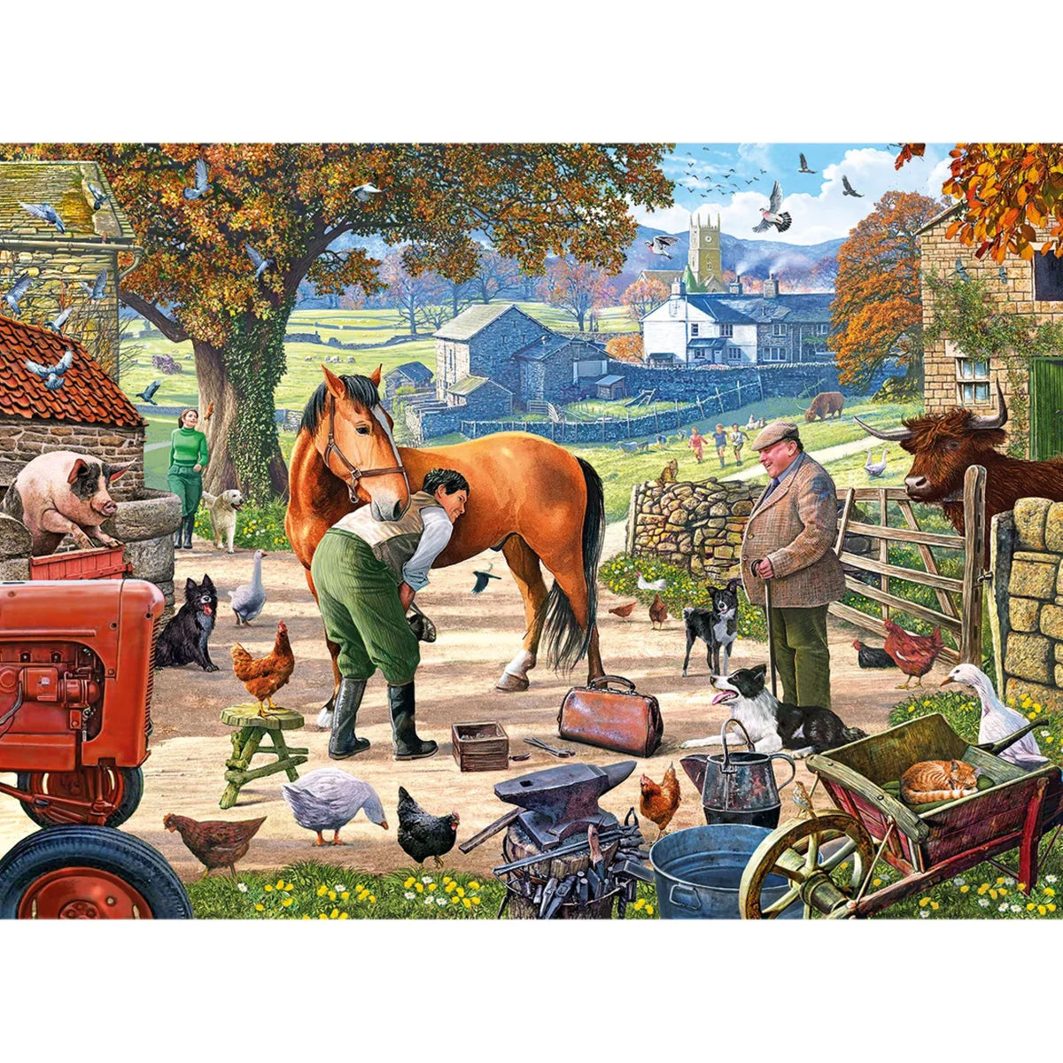 Farrier on the Farm Puzzle 500 Pieces