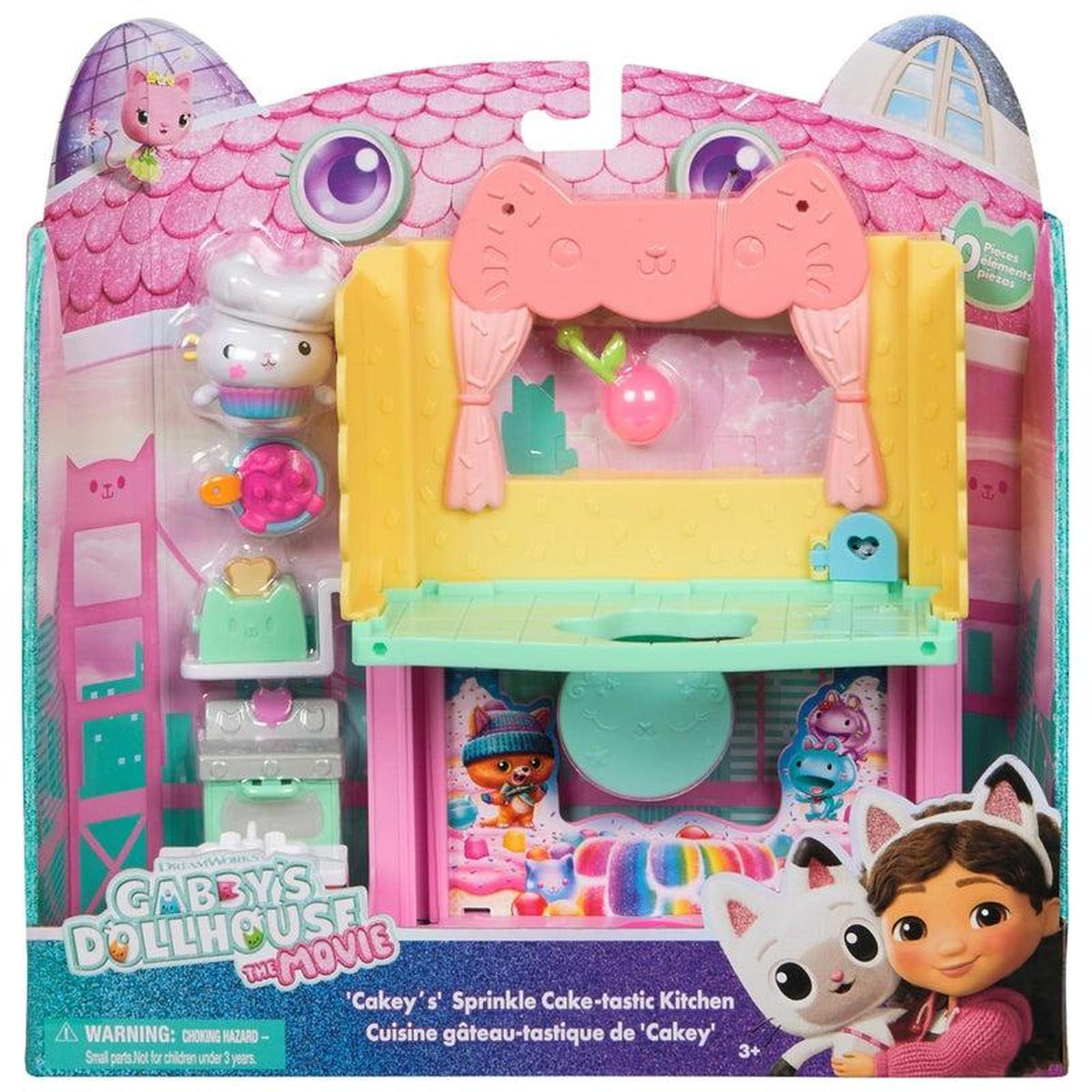 Gabby's Dollhouse The Movie: Cakey's Sprinkle Cake-tastic Kitchen