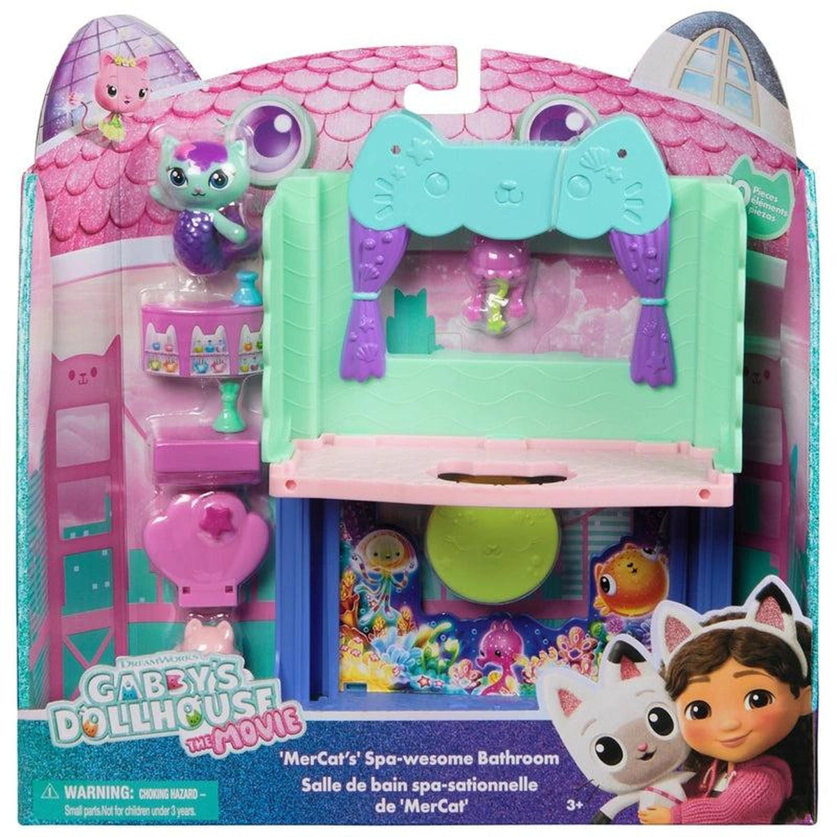 Gabby's Dollhouse The Movie: MerCat's Spa-wesome Bathroom